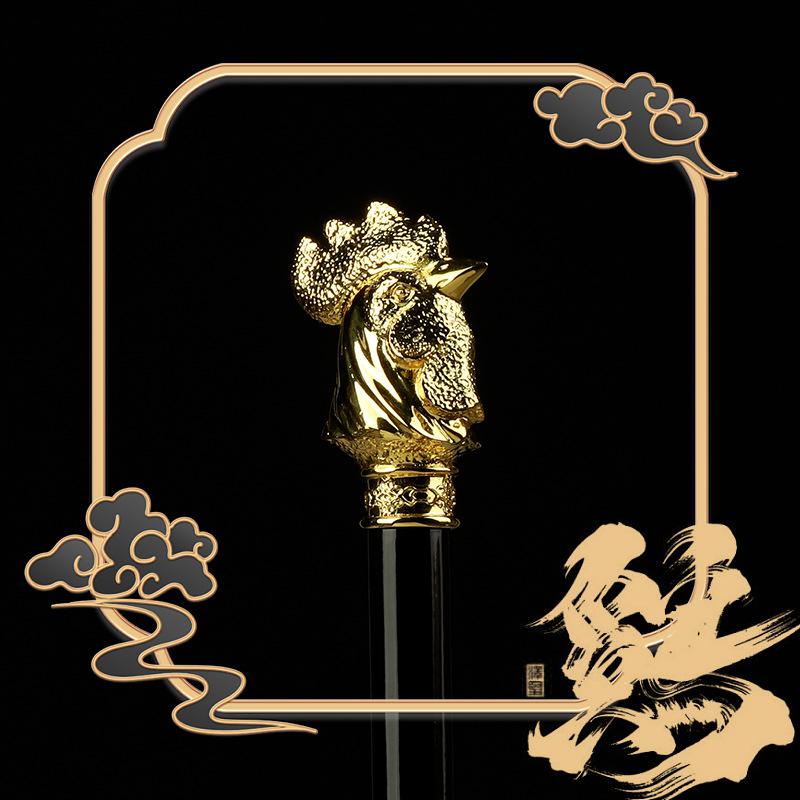 Umbrelă de golf rezistentă la ploaie de înaltă densitate pentru bărbați, cu zodia chinezească, pentru afaceri