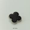 10pcs Xiaoxiang Cold Wind Imitation Shellfish Four-Leaf Clover Metal Button Sweater Jacket Double-Sided Wool Tweed Women'S Decorative Buttons