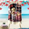 Custom NameBedtime, Cartoon, Sleep Beach Towel Soft Microfiber Summer Towel Quick Dry Absorbent Towel for Beach Swimming Pool Travel