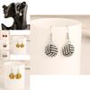 Water Diamond Baseball Hoop Earrings For Women With Sporty Style And Classic Design