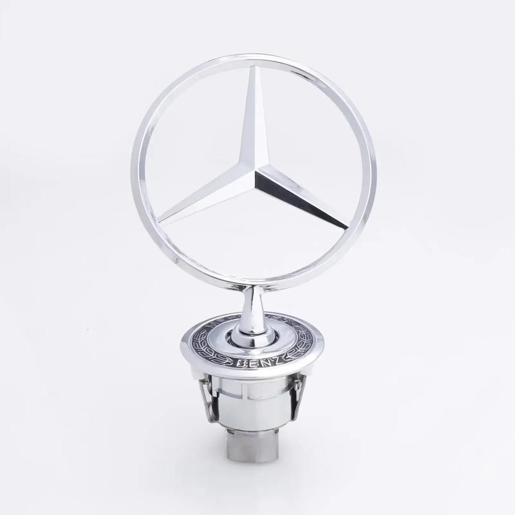 Autoaufkleber C200 E300 Heiß 2026 Für Benz 1 Stück Mercedes Benz Auto Motorhauben Logo Emblem Zinklegierung Abzeichen Für W204 W220 C180 C200