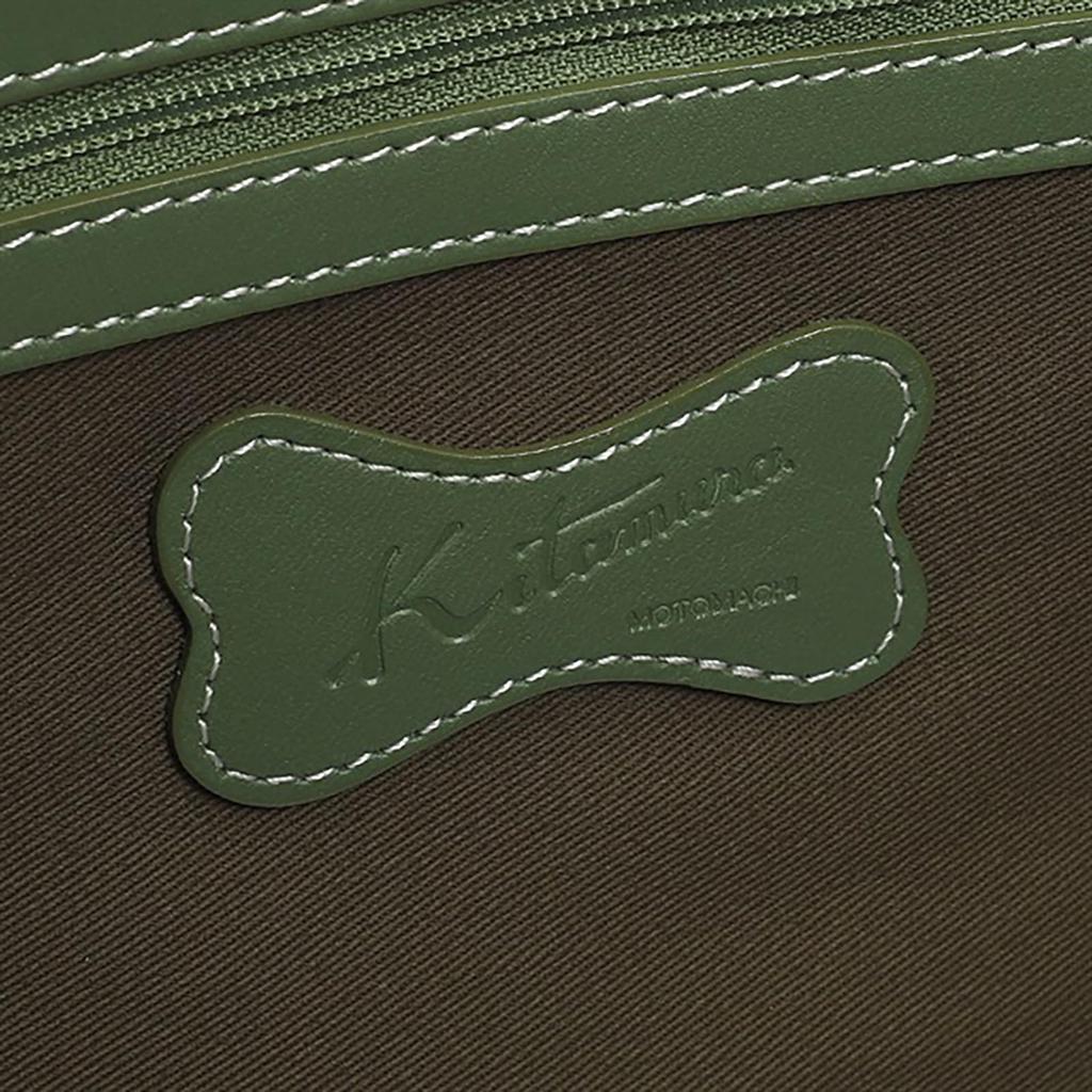 Kitamura Hund Handtasche P-0685 Khaki (Shiba Inu) [Grün] 33334