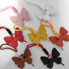 Cute Bow Butterfly Leather Keychain Pendant