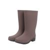 Water shoes rain shoes women's adult medium tube velvet warm women's matte matte rain boots cover clearance water glue shoes