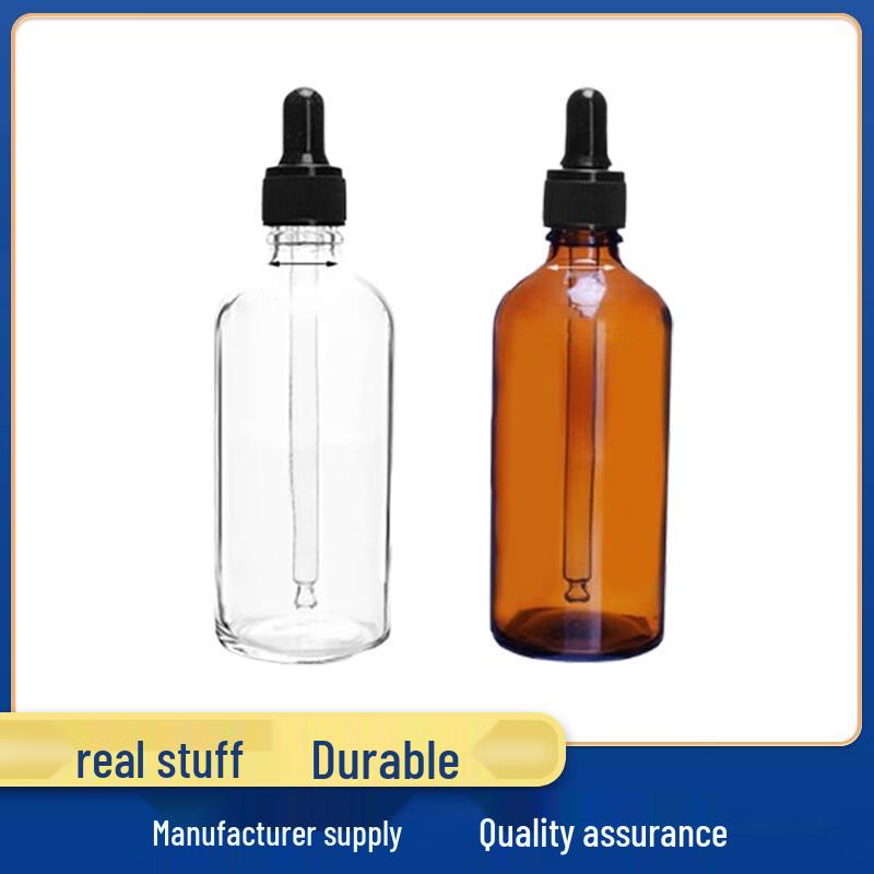 Lukun Transparent Glass Dropper Bottles (5-Pack)