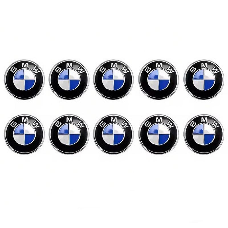 JYPK6 BMW Car Remote Key Emblem Sticker Aluminum Keys Decoration Decal For BMW M E46 E90 E60 F30 F10 E39 E36 F20 G30 G20 E87 E92 X1 X2