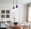 TAOXIAOLU Pendant Light Glass and Glass Hanging Light Lighting Fixture Hanging Ceiling Light Lampshade Scandinavian Retro Modern Light Decorative Lamp