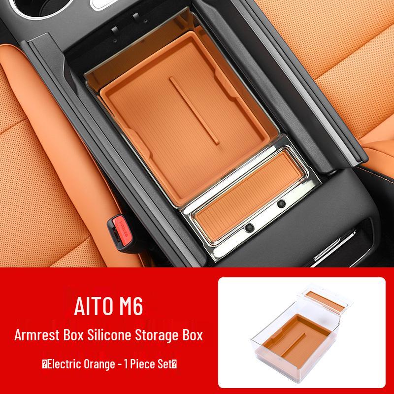 Silicone Armrest Storage Mat for 26 AITO M7/M8 Models