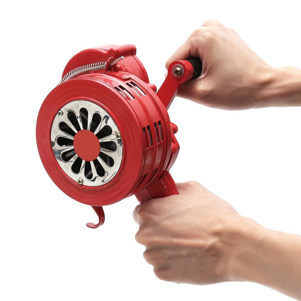 4.5Inches 110dB Manual Operated Metal Alarm Air Raid Emergency Safety New Hand Crank Siren Horn