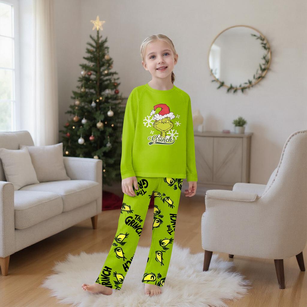 Passende Familiensets mit Weihnachtsmotiven, Langarmshirts und Hosen