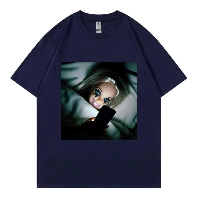 Disgusting Doll Face Funny Meme Graphic T Shirts High Quality Fashion Tshirt Unisex Women Casual Short Sleeve Tshirts