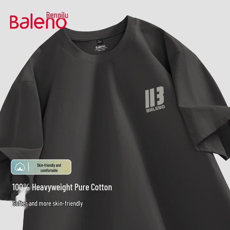 Baleno Men s 2025 Pure Cotton Short Sleeve T-Shirt 3XL