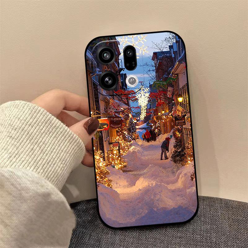 Christmas Phone Case For OPPO Find X9 Pro FindX9 X8 Ultra X8s X8Pro X8s + Plus Shockproof Protect Soft Silicone TPU Cover Coque