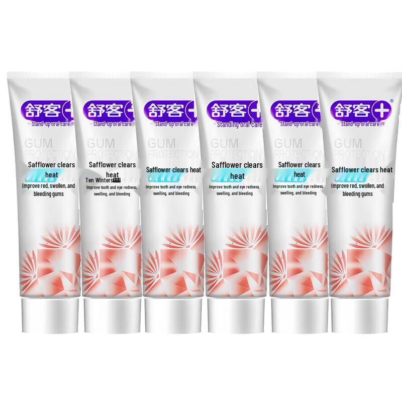 Saky Safflower & Herbal Essence Anti-Inflammatory Toothpaste, 6x120g