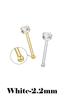 925 Silver Crystal Different Size Nose Studs Nose Piercing Body Jewelry Piercing Nez Pircing Nariz Joyería Corporal