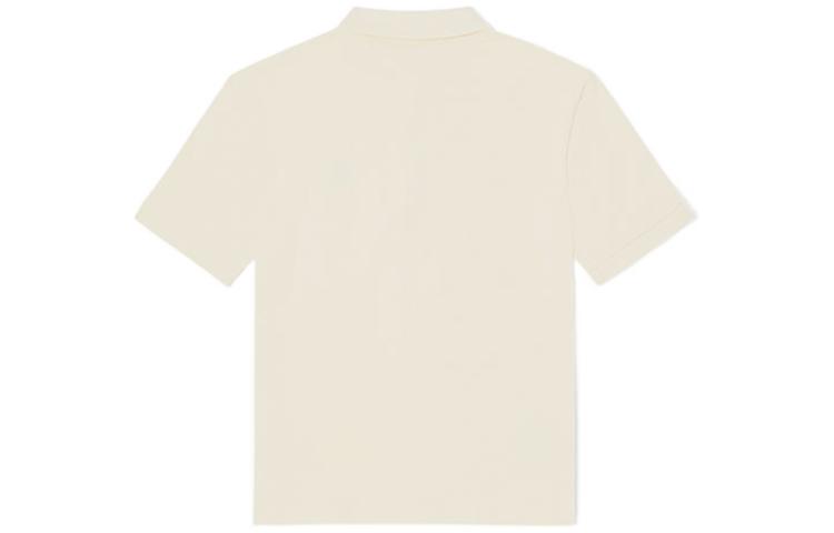 Women's Vans Polo Shirts Women's Ecru Polo Collar Moderate Straight Fit