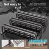 Modern Aluminum Wall Mount Shelf For Bathroom With Anodized Surface And Heavy Duty