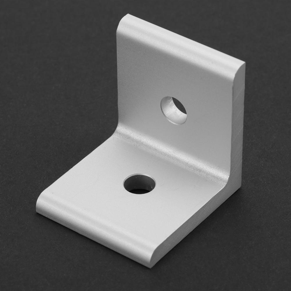 

4шт Соединительный уголок Угловой кронштейн Соединительный узел Алюминиевый профиль (Белый 3030)