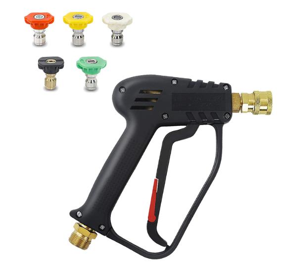 Pistola de lavagem de alta pressão para lavagem de carros WaterGun para mangueira de limpeza de carros Conector para Parkside Karcher Nilfisk Bicos de conexão rápida