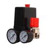 Air Compressor Pressure Switch 4 Way Auto Control Valve Controller 0‑180PSI with Gauge
