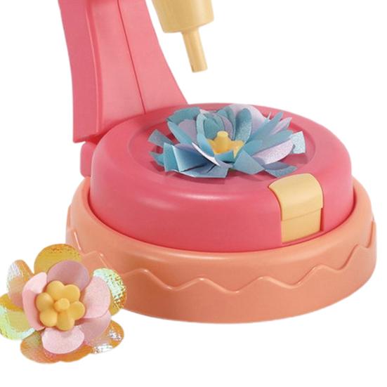 1 Set DIY Fabric Flower Bouquet Kit Kids Handmade Colorful Flower Making Toy Toddlers Girls Educational Floral Bouquet Arts Crafts Activities Toy