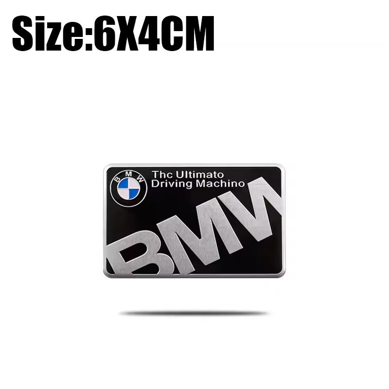 3D Aluminum Car Styling Sticker Body Trunk Decoration Decal Accessories For BMW G80 G06 G07 G42 G14 G15 G16 F82 F20 F21 F83 M2 M