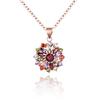 2026 European and American Style, Jewelry, Colored Lady Necklace, Colorful Zircon Color Necklace.
