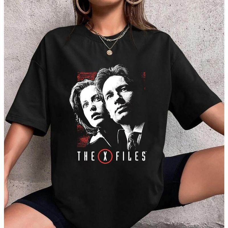 90s Retro XFiles Movie Tshirt XFiles TV Series Tshirt Unisexs Tshirt Summer New Item Suitable for Both Unisex and Women M