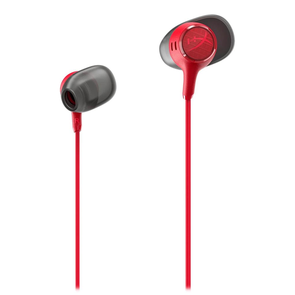 HyperX Cloud Earbuds III Earbuds 3, 14.3mm Drivers,Low-Profile 90° Plug,3.5mm Plug,Built-in Microphone,Multi-Function Button,PC,Mobile,Nintendo Switch