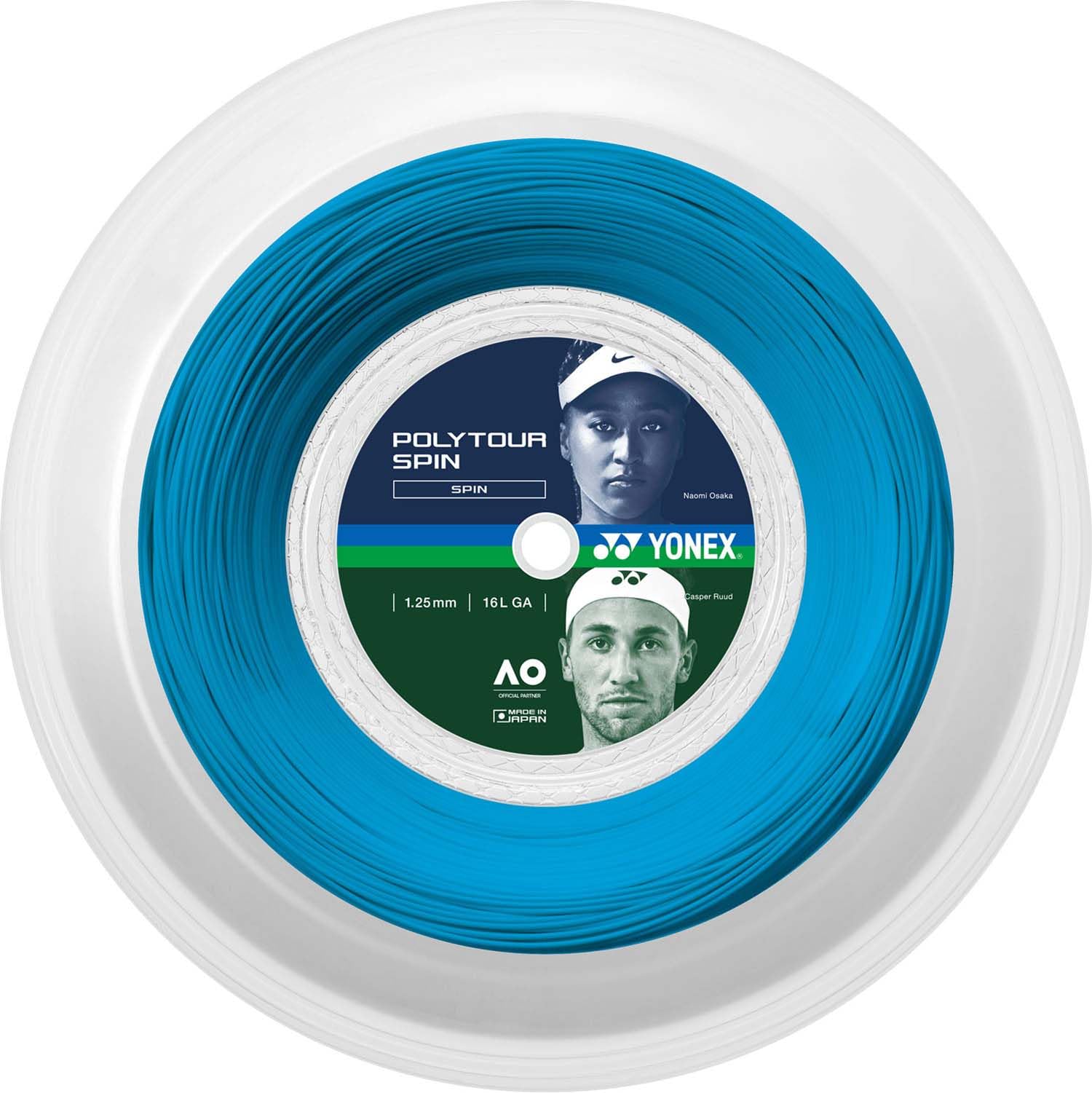 YONEX Poly Tour Spin 125 200m PTGSPNR2 cobalt blue