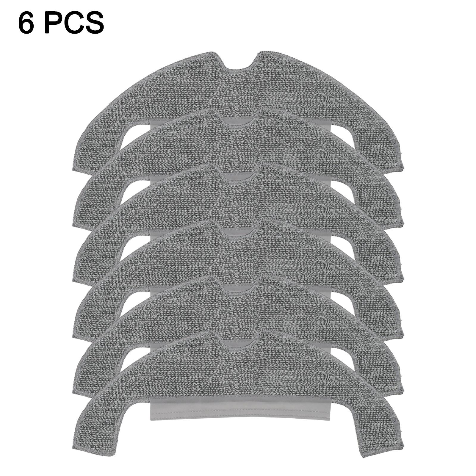 6 Pack Mop Cloths Mop Cloth Kit Replacement Mop Cloth Robot Vacuum Accessories