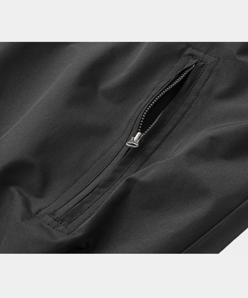 Lettercomo Waterproof Windlight Parka Jacket Black