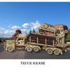 [med358] 3D Wooden Puzzle, Craft Kit, Educational Toy, Craft Model, DIY Wooden Puzzle, Gift for Adults, Boys, Girls, Birthdays, Present (Truck Crane)
