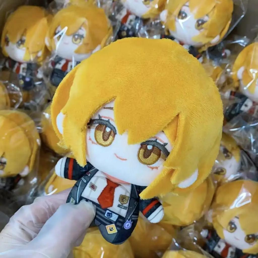 10cm Bavlněná plyšová panenka Cos Anime Limbus Company Don Quijote Kawaii Mini plyšová hračka Klíčenka Figurka Přívěsek Rekvizity Děti Roztomilý dárek