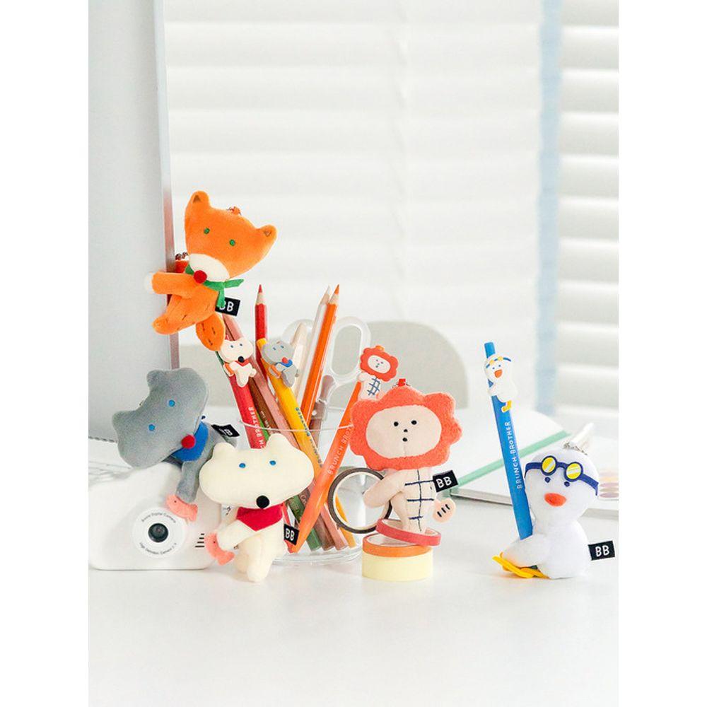 

romane Brunch Brother Magnet Keyring Polar Bear Gray