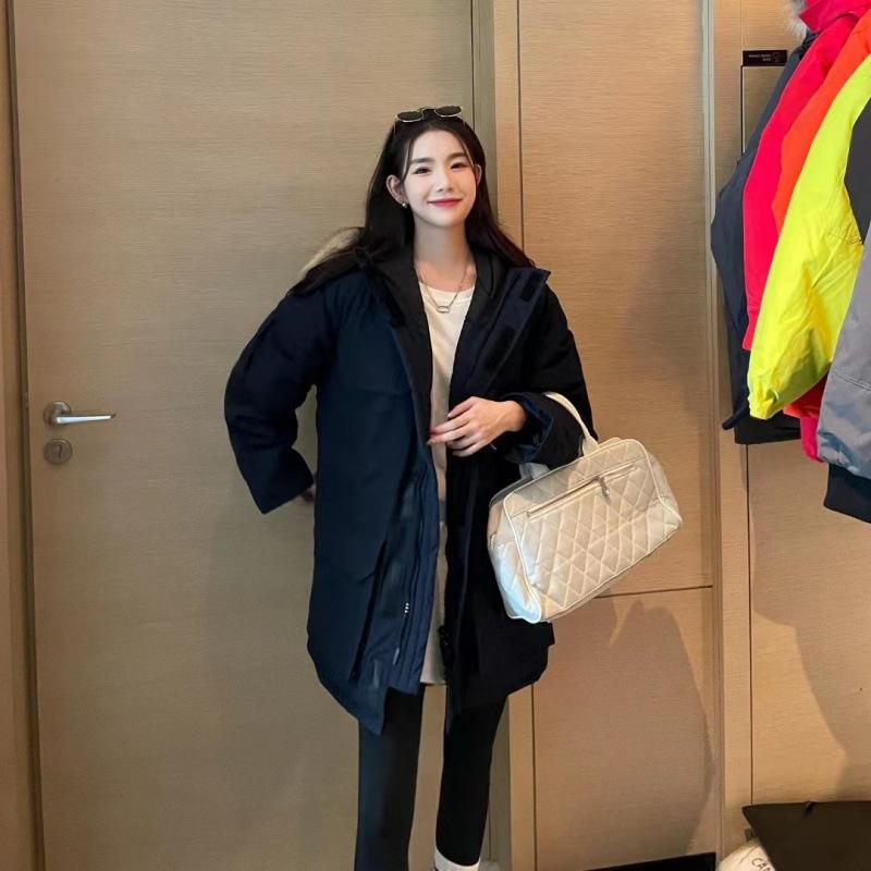 Goose down jacket Canadian men's and women's expedition down jacket thickened couple's clothing Parker