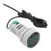 AC 50 380V Temperature Indicator Light LED Digital Displayed Thermometer  20 199 Celsius (Green)