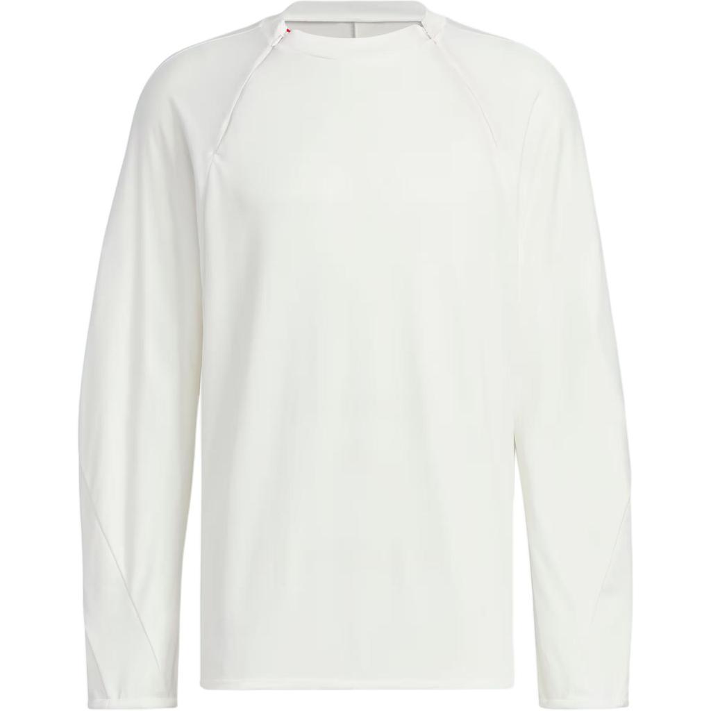 Adidas FW24 Future Style Pre Series Solid Color Sports Casual Long Sleeve T-Shirt Men Tops White JN3475