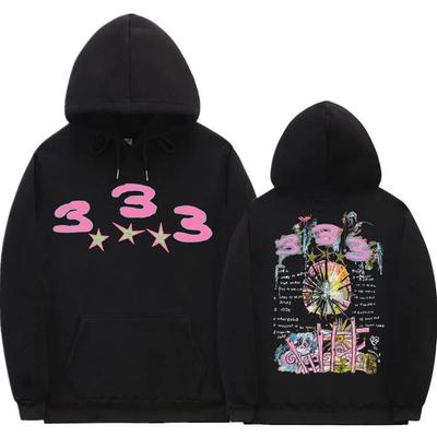 Bladee 333 Hip Hop Trend Skate Drain Gang Luvtröja Toppar Unisex Hipster Casual Sweatshirt Unisex Kvinnor Mode Konstnärlig Sense Huvtröjor