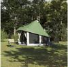 Camping Tent VidaXL Family Tipi 6-person Green Waterproof