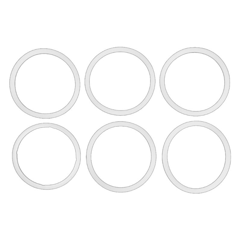

Pack of 6 Silicone Lid Replacements for Bottles Silicone Cup Waterproof Rings белый