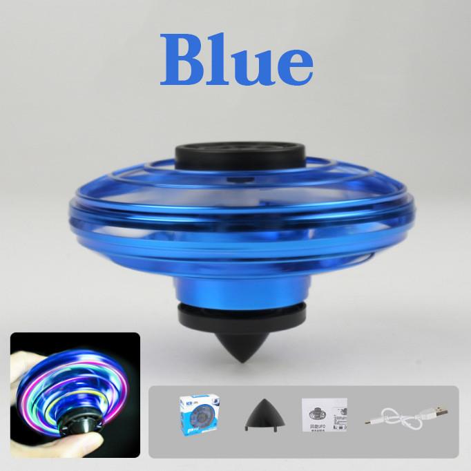 Flynova Led Ufo Flying Saucer Induction Aircraft Remote Control Mini Drone Toys Anti Gravity Spinning Top Gesture Suspended Gyro