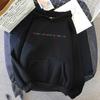 Vinter Uformell Harry Styles Behandle mennesker med vennlighet S-2XL Mote Kvinner Vintage Uformell Punk Letter Hip Hop Genser med hette