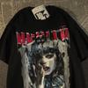 Loom European Retro Style Cotton Short Sleeve TShirt Unisex Loose Fit American High Street Hip Hop Tee For Spring And Summer