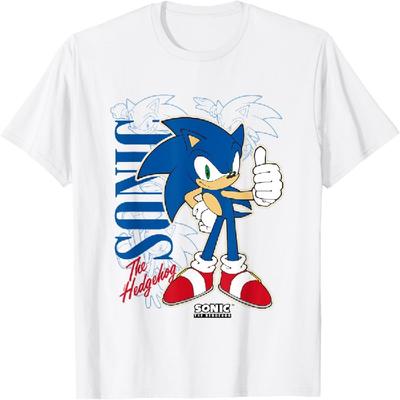 Camiseta Retro Sonic The Hedgehog Pulgar Arriba