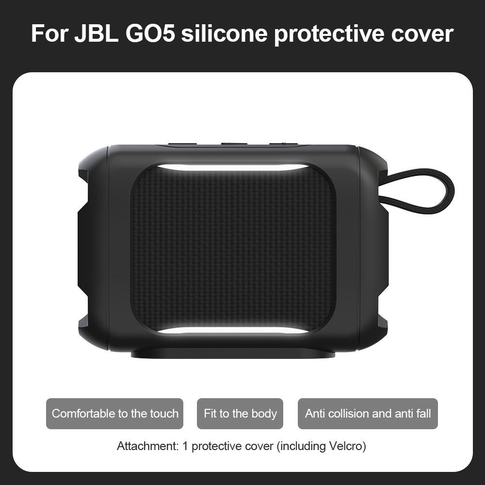 Dirt-proof Silicone Cover Case Carrying Case for JBL GO5 Bluetooth Speaker Speaker Accessories