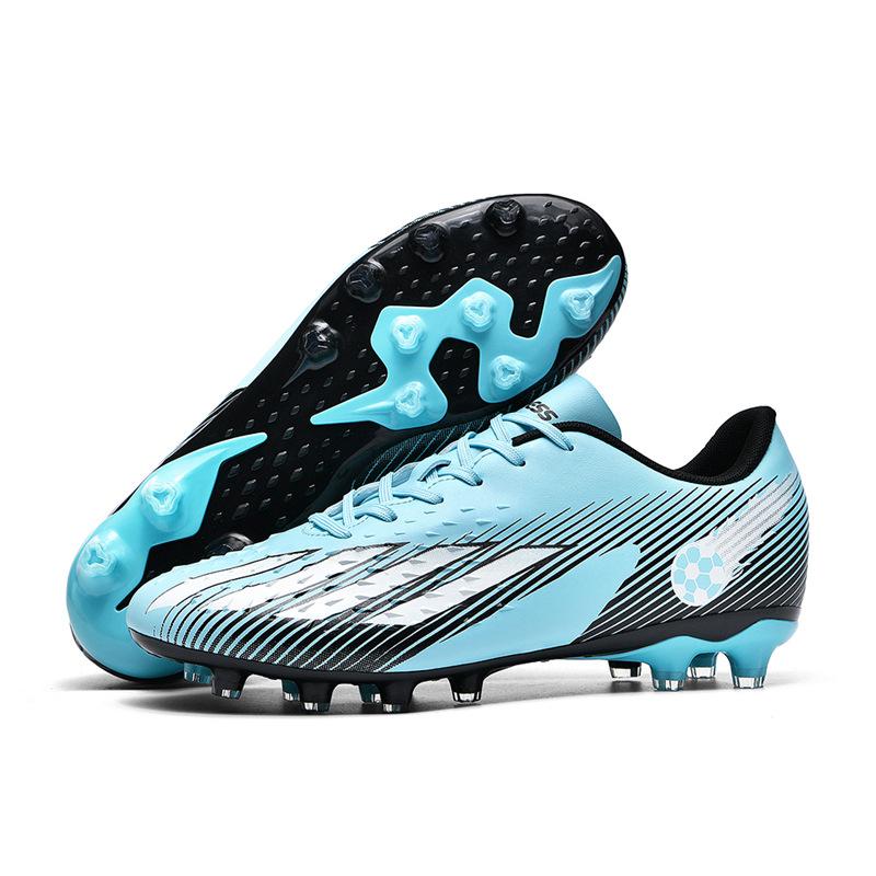 Ronaldo Football Shoes Men's Broken Nails Children's Men's and Women's Non-slip Spikes Student Kicking Training Sports Shoes