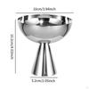 Dessert Bowl Footed Round Stainless Steel Ice Cream Cup Serving for
