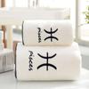 35cmx75cm Sternbild Besticktes HandtuchWeich und BequemAusgezeichnete WasseraufnahmekapazitätModischer und Minimalistischer Stil