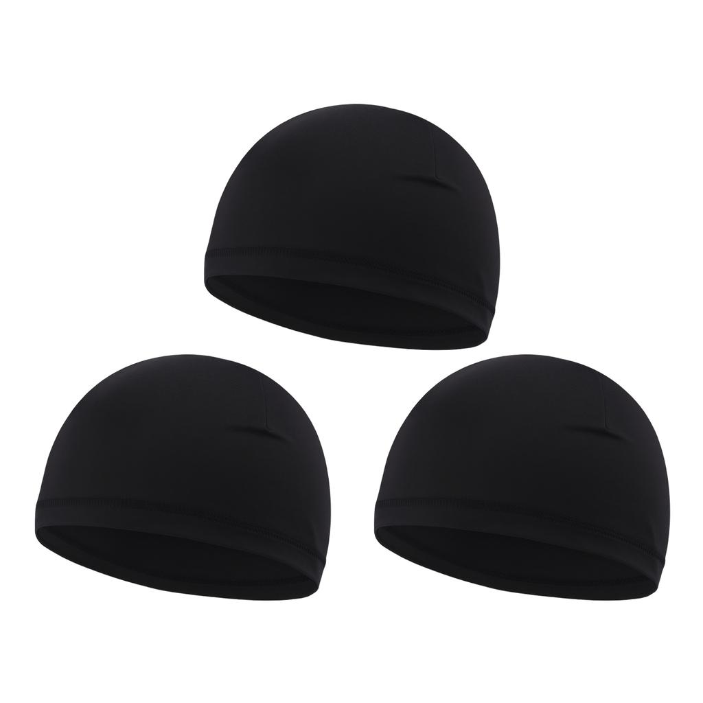 3Pcs Light Weight Breathable Bike Helmet Liners Kids Elastic Cycling Hat Football Sports Wicking Hat Cycling Accessories